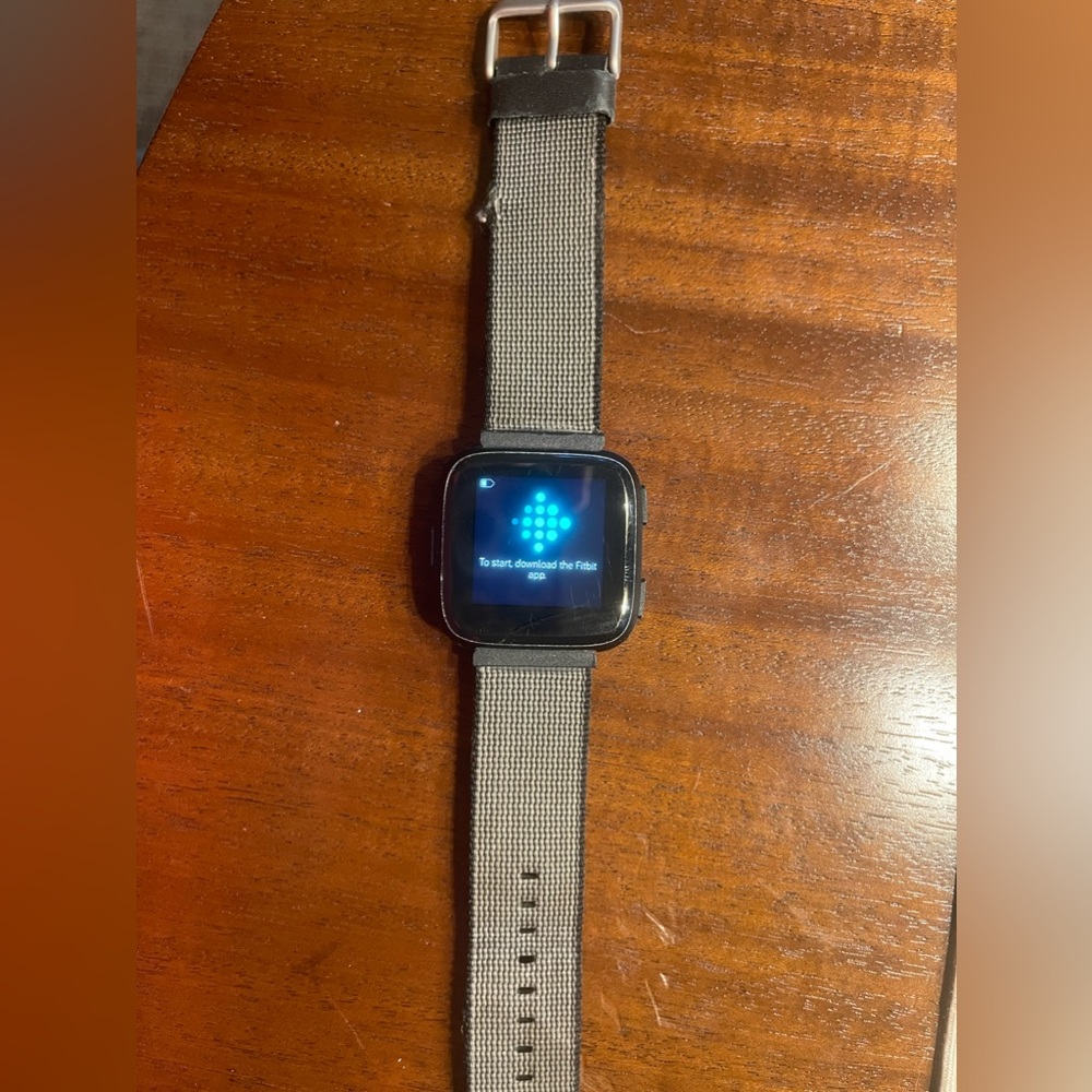 Black Fitbit Versa 2! Great for exercise and everyday use!